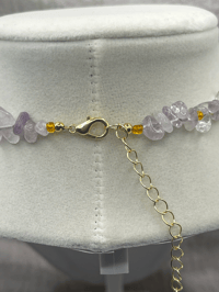 Image 4 of Ametrine Crystal Gemstone Necklace