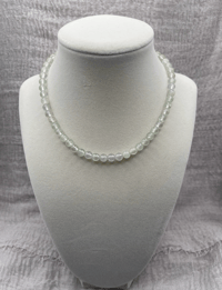 Image 1 of Prehnite Crystal Gemstone Necklace