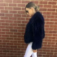 Image 1 of LUXE Fur Jacket INK (more colours available) 