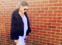 Image 2 of LUXE Fur Jacket INK (more colours available) 