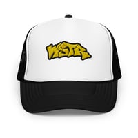 Image 1 of WSTR Logo Trucker Cap (black)