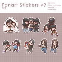 Fan art stickers v9