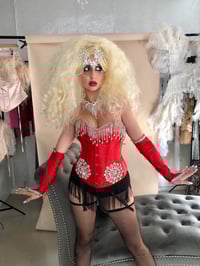 Image 3 of Saloon Girl Performer Cosplay Costume