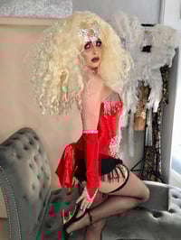 Image 4 of Saloon Girl Performer Cosplay Costume