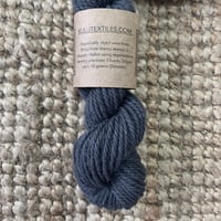 Image 2 of Organically Dyed British Wool. Steel Grey