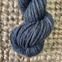 Image 3 of Organically Dyed British Wool. Steel Grey