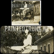 Image of original antique 1926 sideshow mabel darpel texas horse western tattoo photo 2x3
