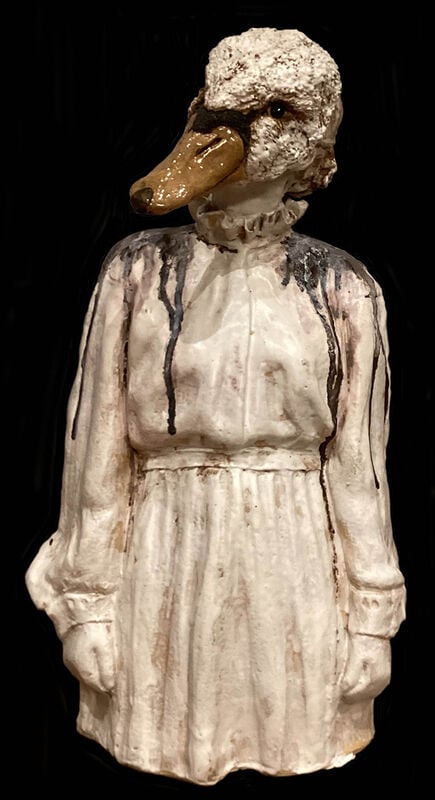 Image of JANE FLINT - ODETTE - UNIQUE CERAMIC SCULPTURE