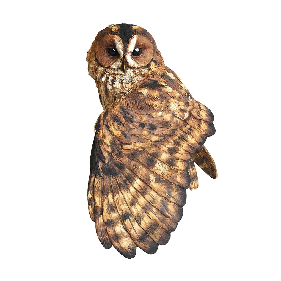 Image of KAREN FAWCETT - TAWNY OWL - UNIQUE CERAMIC SCULPTURE