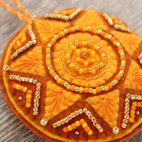 Image 3 of Yellow Sun Decoration