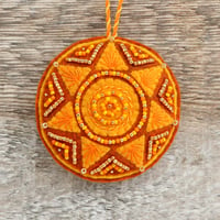 Image 1 of Yellow Sun Decoration