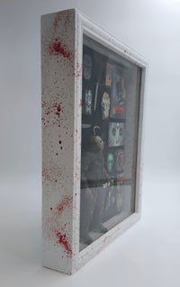 Image 4 of Friday The 13th Parts 7-10 Shadow Box Signed By Kane Hodder