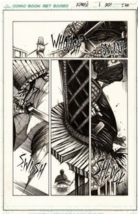 INKED PAGE ORIGIANL ART SIGNED