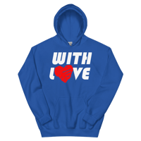 Image 1 of WITHLOVE HOODIE (ROYAL)