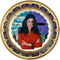 Image 1 of Diana - V - Fine China Plate - #0786