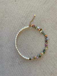 Half and half necklace