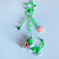 Super Mario 3D World Cat Luigi Keychain
