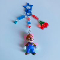 Super Mario 3D World Mario Cherry Keychain