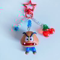 Super Mario 3D World Goomba in Pants Keychain