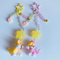 Image 2 of Super Mario 3D World Cat Peach Keychain