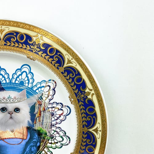 Image of Persian Queen - Fine China Plate - #0786