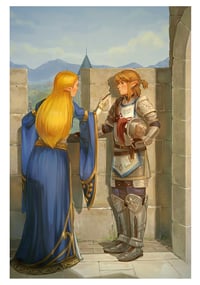 Image 2 of ⟡ Link & Zelda "The Shadow" Print ⟡