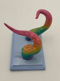 Image 4 of Double Rainbow Tentacle on Light Blue Base