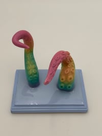 Image 3 of Double Rainbow Tentacle on Light Blue Base