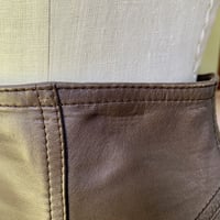 Image 8 of Salvatore Ferragamo Leather Skirt Small