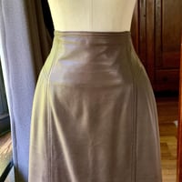 Image 2 of Salvatore Ferragamo Leather Skirt Small