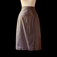 Image 1 of Salvatore Ferragamo Leather Skirt Small