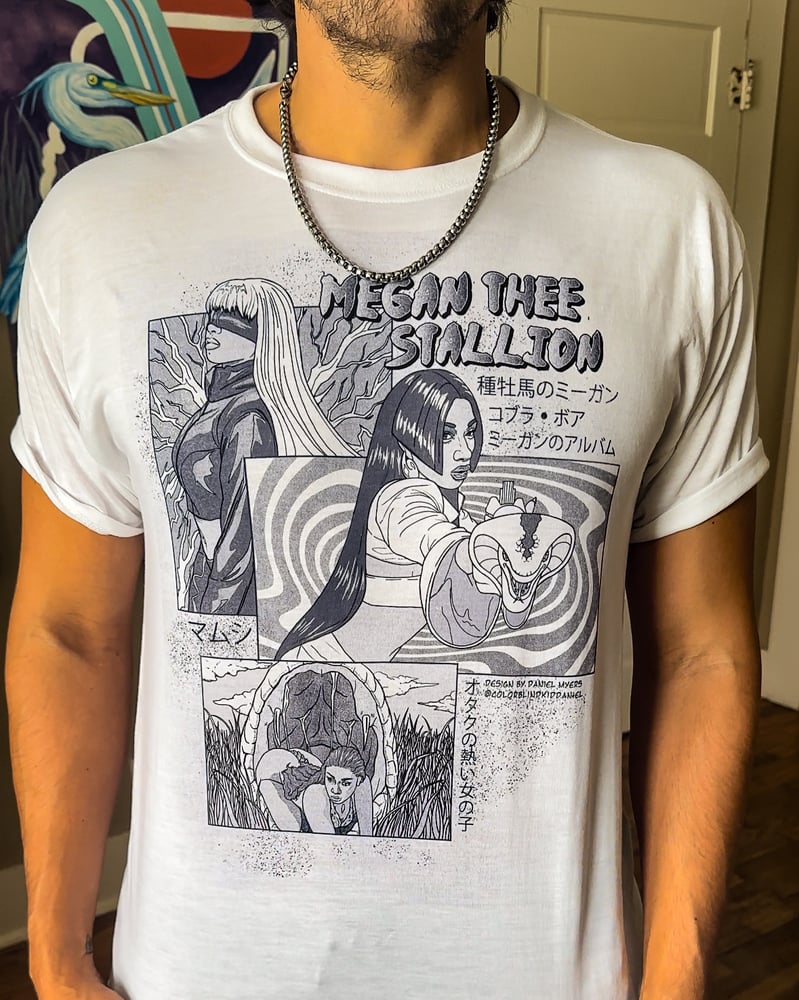 Image of Megan Thee Stallion Manga T-shirt