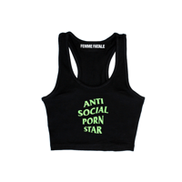 Image 1 of ANTI SOCIAL STAR BABYGIRL TANK TOP