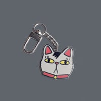 Image 2 of Enamel Cat Clip Chain