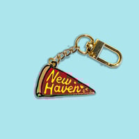 Image 2 of New Haven Pizza Enamel Clip Chain