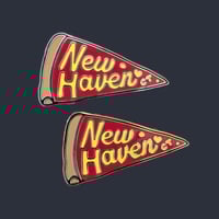 Image 1 of New Haven Pizza Magnet Enamel