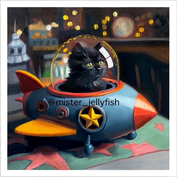 Image of "Catship" Print 