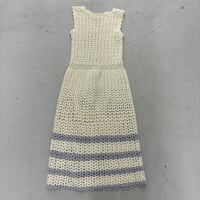 Image 1 of vintage knitted maxi dress