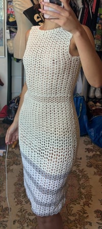 Image 5 of vintage knitted maxi dress