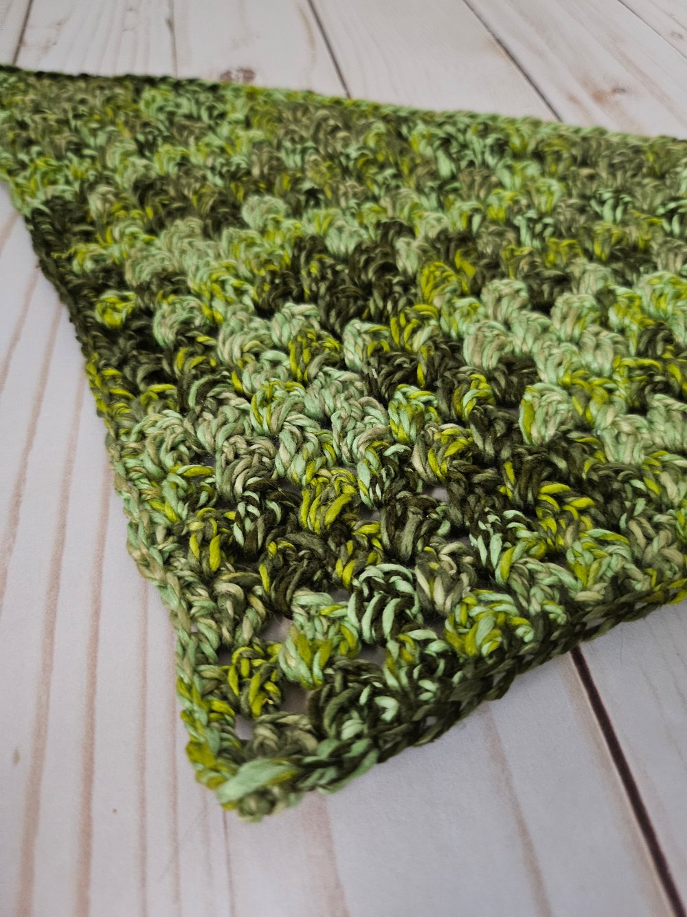 Image of Emerald Isle Crocheted Bandana