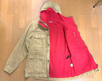 Image 4 of Eternal jeans overdyed fleece lined mountain parka, size 38/M 