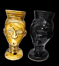 Image 1 of Vintage Set of Trader Vic's Coffee Grog Mugs FREE SHIPPING 
