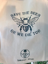 Image 3 of Save The Bees - Canvas Tote Bag