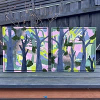 Image 1 of The Mysterious Forest + The Mystical Forest pair - framed SALE