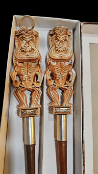 Image 3 of Vintage Tiki Salad Serving Set Hawaii Souvenir FREE SHIPPING 