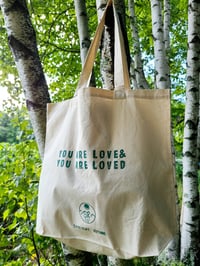 Image 1 of You Are Love[d] - Canvas Tote Bag
