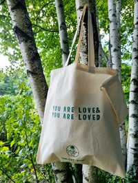 Image 4 of You Are Love[d] - Canvas Tote Bag