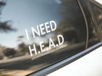 Image 6 of H.E.A.D Car Decal(1-2 Pack)