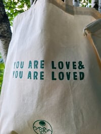 Image 3 of You Are Love[d] - Canvas Tote Bag