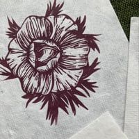 Image 5 of Anemone Linocut Print